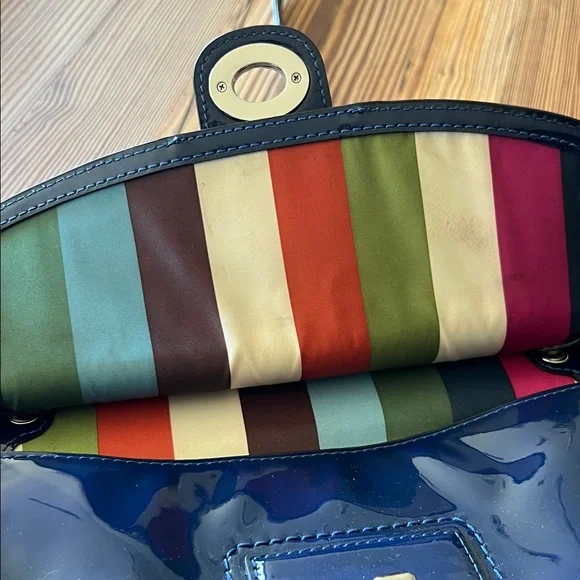 Coach Glossy Midnight blue Crossbody Bag - Picture 5 of 11